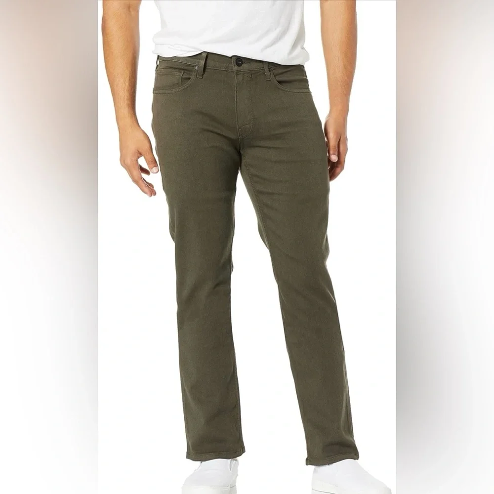 🐣PAIGE Federal transcend slim straight jean river moss NWT size 33
